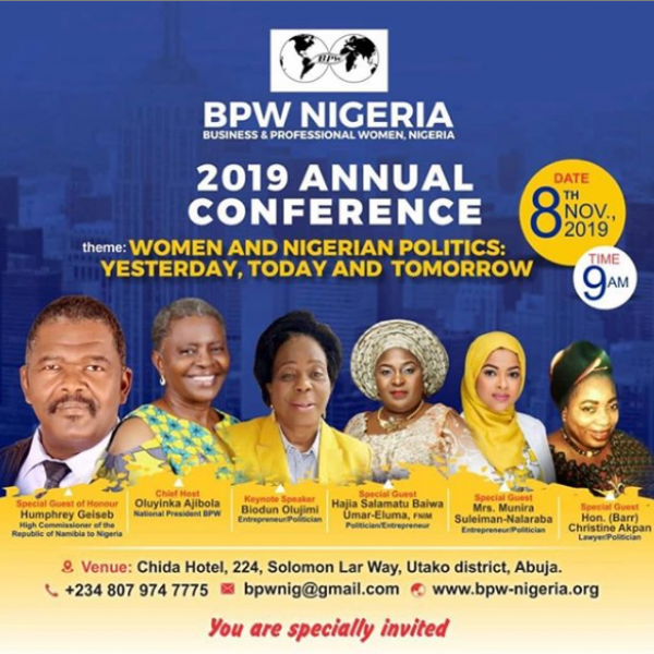 BPW Nigeria Annual National Convention Abuja